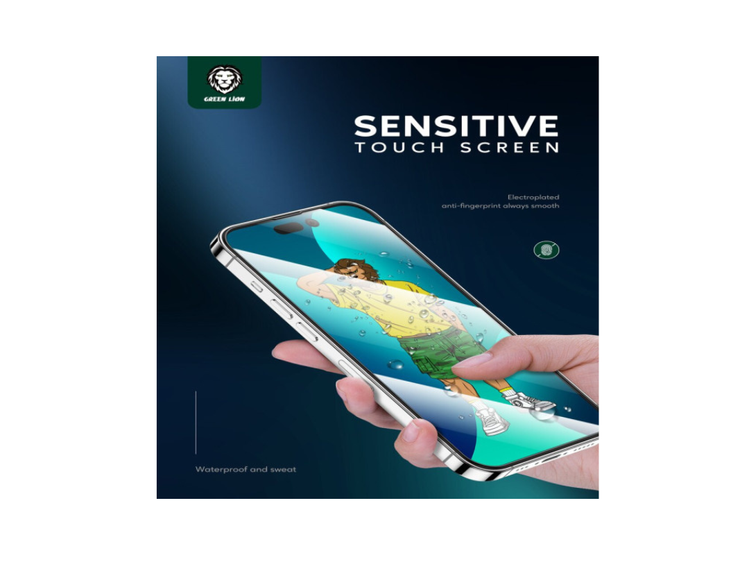 Green Lion iPhone 14 Plus/13 Pro Max 6.7-Inch 3D Silicone Glass Protector Green Lion iPhone 14 Plus/13 Pro Max 6.7-Inch 3D Silicone Glass Protector